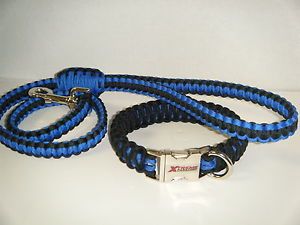 Xtreme Paracord Dog Collar Paracord Dog Leash Custom Made Dog Collar Leash