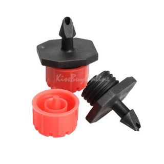 K1BO 50pcs Micro Flow Dripper Drip Head 1 4 inch Hose Garden Irrigation Misting