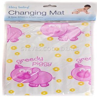 Baby Changing Mat Small Fold Up for Travel Easy Clean Waterproof Lightweight