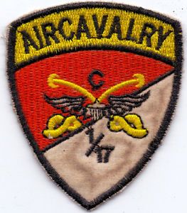 US Army 1 17 1st Sq 17th Air Cavalry Theater Made Vietnam Patch N1