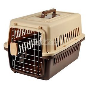 Plastic Hard Sided Guardian Carry Me Pet Crates Pet Carrier Dog Cat Crate S0BZ