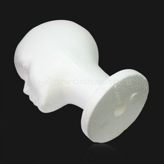 Durable Styrofoam Foam Mannequin Manikin Head Model Display Wig Hair Headset Hat