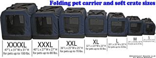 XX Large Dog Carrier Crate Pet Kennel Portable House CL FPC XXL Blue