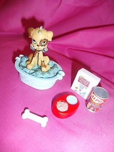 Monster High Unique 4 Frankie Stein OOAK Dog Bed Water Food Bowl and Watzit