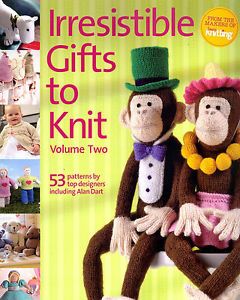 Irresistible Gifts to Knit Vol 2 Alan Dart Toys Teddy Dog Doll Owl Party Food