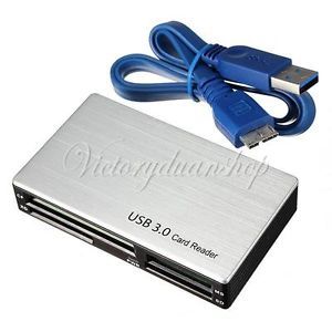 All in One USB 3 0 Compact Flash Multi Memory Card Reader CF Adapter SD MS M2