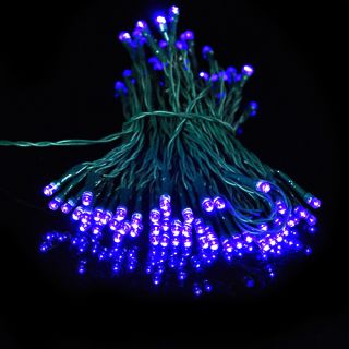 100 LED Solar Power String Light Christmas Fairy Blue