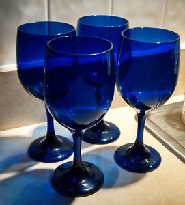 Cobalt Blue Wine Glasses