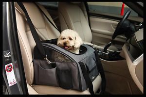 Luxury Dog Cat Puppy Pet Car Seat Carrier Grey Colour