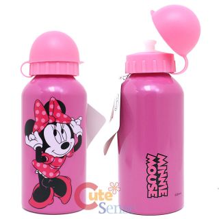 Disney Minnie Mouse Aluminum Sports Water Bottle Tumbler Container 13oz