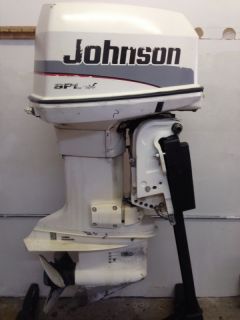 1997 Johnson 90 HP 2 Stroke Outboard Motor Boat Engine 75 60 Water Ready 115 150