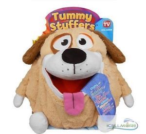 As Seen on TV Tummy Stuffers Tan Dog Plush Toy
