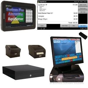 Dell Restaurant Touchscreen POS System w Printers on PopScreen