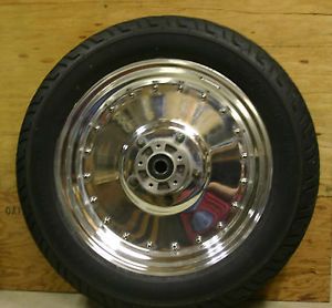 Harley Davidson Polished Spun Aluminum Wheels