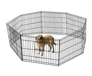 42" 48" 8 Panel Pet Dog Cat Play Exercise Pen Playpen Rabbit Yard Kennel Fence