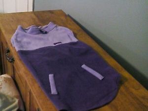 Great Choice Dog Apparel XX Large Two Tone Purple Dog Fleece Sweater