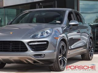New 2014 Porsche Cayenne Turbo s Meteor Grey Burmester Pano Roof Cam LCA PDLS