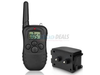 Top Rechargeable LCD Shock Vibrate Remote Training Collar for Medium Large Dog