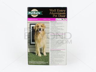 Wall Entry Aluminum Insulated Large Pet Doggie Dog Door