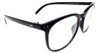 60's Retro Style Clear Lens Women's Men's Multi Color Big Round Frame Eyeglasses
