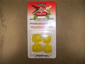 Perky Pet 205Y Yellow Replacement Bee Guards for Nectar Hummingbird Feeders