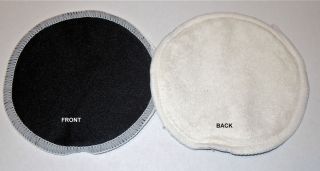6 Pieces Black Bamboo Reusable Breastfeeding Nursing Pads Washable Waterproof