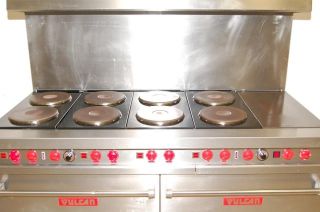 Used Vulcan 60 inch Commercial Electric Range E60 FL 6 on PopScreen