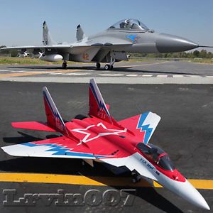 MIG 29 3D Vector Thrust Aerobatic RC Electric Twin 70mm EDF Fighter Jet Airplane