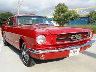 Restored 1965 Ford Mustang Coupe Red Auto Driven to FL from TX