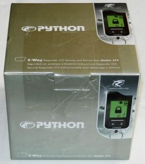 New 2012 Python 574 5704P 2way LCD Remote Engine Start Car Alarm Security System