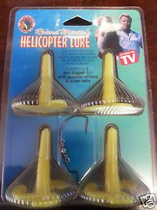 Roland Martin's Helicopter Lure as Seen on TV Set of 4 1 Hook on