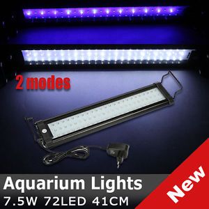 Bluewhite Aquarium LED Light 2 Modes Sea Marine Reef Fish Coral Fish Tank LED CE