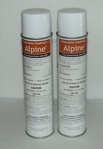 2 Cans Alpine Flea Aerosol Spray Insecticide IGR REDUCED Risk Flea Killer