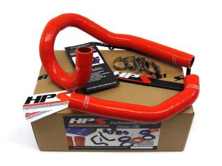 HPS Silicon Silicone Radiator Hose Kit for Toyota 86 92 Supra 7MGE 7MGTE Red 87