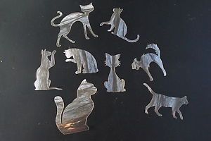Cat Set Stencil Airbrush Painting Art Card Making Paper Craft