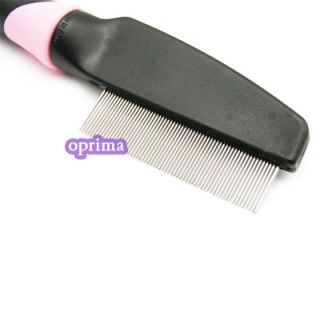 Flea Thick Pin Comb Shedding Tool Brush Pet Fur Grooming Dog Cat Long Short Hair