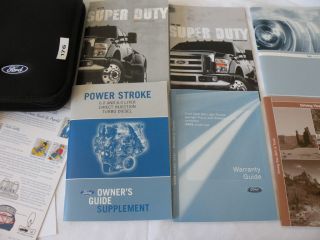 08 Ford Super Duty 6 0L 6 4L Diesel Owners Manual Set