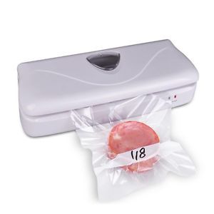 New Vacuum Food Packaging Sealer Bag Roll Seal Fresh Food Saver System w Bags