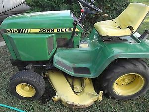 John Deere 318 Lawn Tractor Great Runner Engine Replaced at 800 Hrs