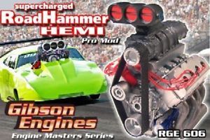 Supercharged Roadhammer Hemi Pro Mod Resin Engine Kit by Ross Gibson 606