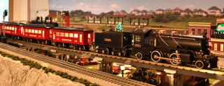 Lionel Prewar Train Set w 262E Engine Tender 607 607 608 Passenger Cars