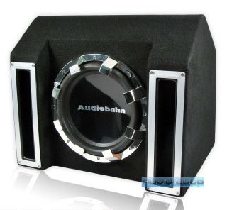 Audiobahn ABB101J 300W RMS Single 10" Loaded Car Audio Sub Woofer Enclosure Box