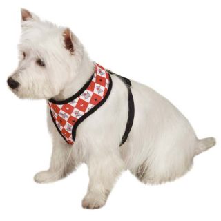 Zack Zoey Sweetheart Scottie Dog Harness Soft Fabric Scottish Terrier Argyle