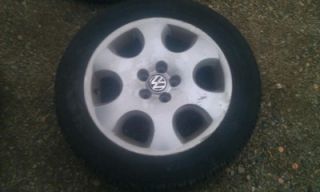 99 09 Beetle Jetta 16" Wheel and Tires One Wheels with Tires Used Good Thread