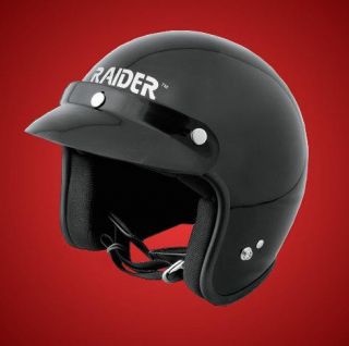 Full Face Motorcycle Helmet Medium Black