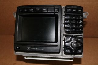 00 02 CL500 CL600 S430 S500 S600 Mercedes Benz Navigation GPS Radio 3 Disc