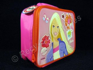 Vote for Barbie Insulated Lunch Bag Box Pink Orange New