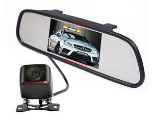 P263 LCD 5" inch Mirror Monitor Backup Camera Car Rear View Reversing Kit