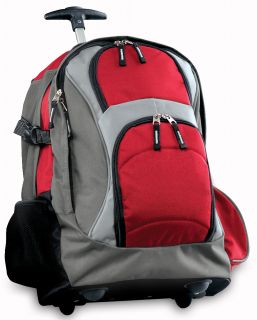 Rolling Backpacks Best Wheeled Bags School Bag Travel Bag Carryon Wheels Red
