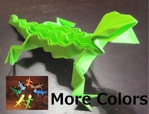 Origami Paper Lizard Gecko Reptile Animal Japanese Handmade Decoration Gift Toy